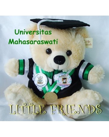 Boneka Wisuda Universitas Mahasaraswati (30 cm)